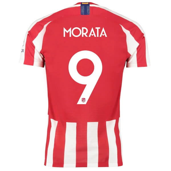 Tailandia Replicas Camiseta Atletico Madrid NO.9 Morata 1ª 2019/20 Rojo